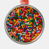 Candy Sprinkles Ornament Aus Metall (Vorne)