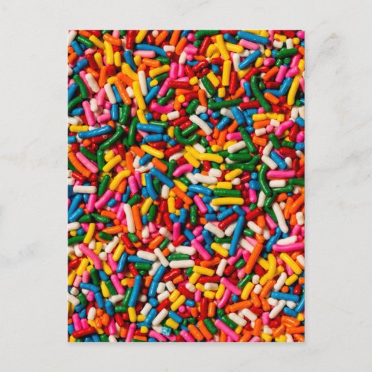 Candy Sprinkles Postkarte (Vorderseite)