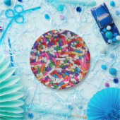 Candy Sprinkles Rainbow Ice Creme Paper Tellers Pappteller (Party)