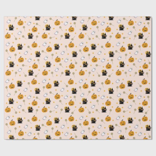 Candy Star Halloween Geschenkpapier (Flach)
