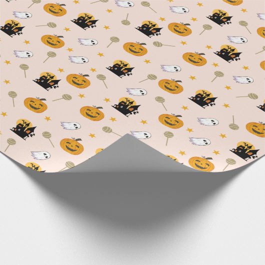 Candy Star Halloween Geschenkpapier (Ecke)