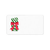 Candy Sticks Adressaufkleber (Vorne)