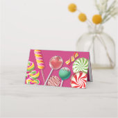 CANDY STORE Bat Mitzvah Seating Escort Platzkarte (Rückseite)