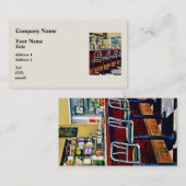 Candy Store mit Soda Fountain Visitenkarte (Vorne/Hinten)