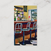 Candy Store mit Soda Fountain Visitenkarte (Rückseite)