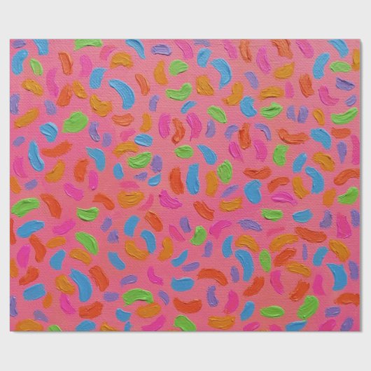 Candy Store Pink Geschenkpapier (Flach)