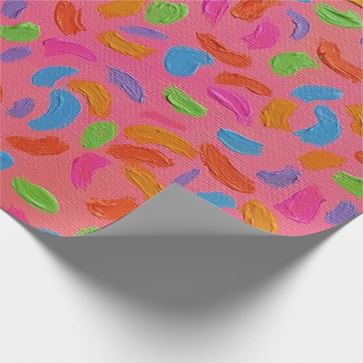 Candy Store Pink Geschenkpapier (Ecke)