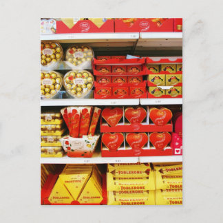 Candy Store Shelves Postkarte