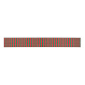 Candy Stripe Doodle Weihnachtsband Ripsband (Vorderseite)