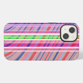 Candy Stripe iPhone Hülle (Rückseite (Horizontal))