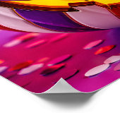 Candy Stripe Kürbis I. Poster (Ecke)