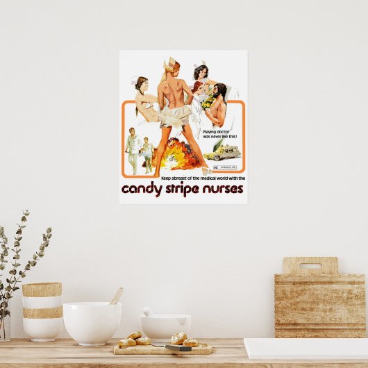 Candy Stripe Nurses Poster (Küche)