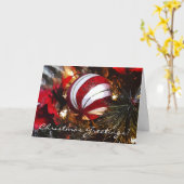 Candy Stripe Ornament Obelisk Karte (Gelbe Blume)