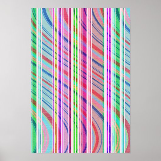 Candy Stripe Poster (Vorne)