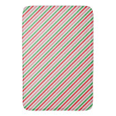 Candy Stripe Weihnachtsbad Tub Mat Badematte (Vorderseite Vertikal)