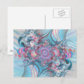 Candy Striped Bouquet Postkarte (Vorne/Hinten)