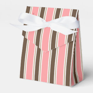Candy Striped Favor Box Geschenkschachtel