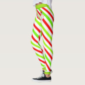 Candy Striped Happy and Festive mit Snowman Leggings (Links)