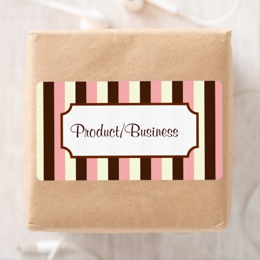 Candy Striped Labels (Insitu)