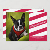 CANDY STRIPES | FERIENFOTOKARTE FEIERTAGSKARTE (Vorne/Hinten)