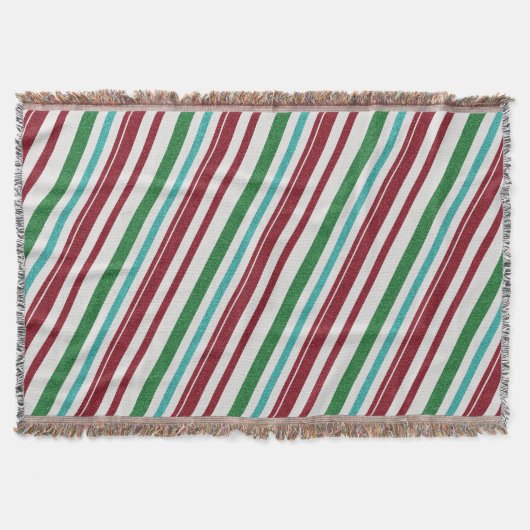 Candy Stripes Glitzer Decke (Vorderseite)