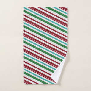 Candy Stripes Glitzer Handtuch
