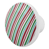 Candy Stripes Glitzer Keramikknauf (Rechts)