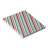 Candy Stripes Glitzer Notizblock (angewinkelt)