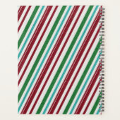Candy Stripes Glitzer Planer (Rückseite)