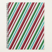 Candy Stripes Glitzer Planer (Vorderseite)