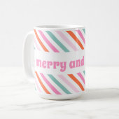 Candy Stripes Holiday Tasse (Vorderseite Links)