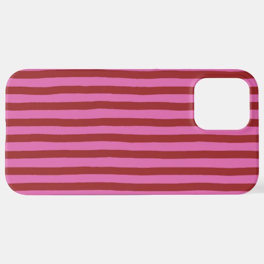 Candy Stripes iPhone Hülle (Hinten horizontal)