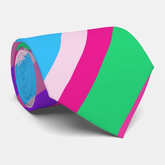 Candy Stripes Krawatte (Gerollt)