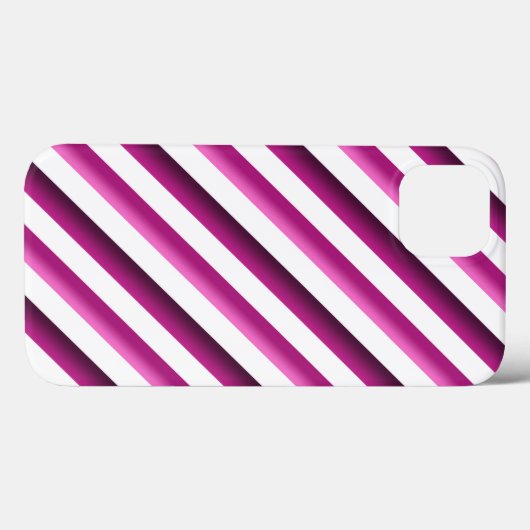 Candy Stripes Lila&Pink iPad Case (Rückseite (Horizontal))