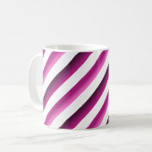 Candy Stripes Lila&Pink Tasse (Vorderseite Links)