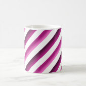 Candy Stripes Lila&Pink Tasse (Mittel)