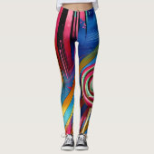 Candy Stripes & Lollipop Leggings (Vorderseite)