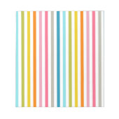 Candy Stripes Notizblock (Vorderseite)