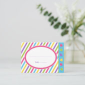 Candy Stripes Platzkarte (Stehend Vorderseite)