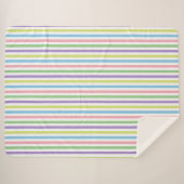 Candy Stripes Sherpadecke (Vorderseite (Horizontal))