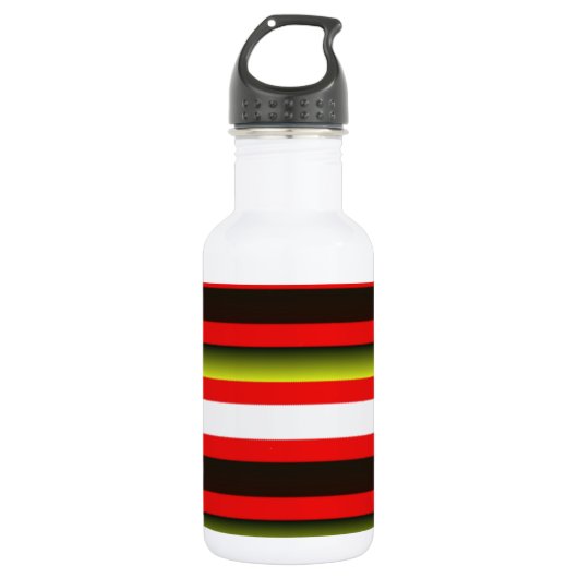 Candy Stripes Trinkflasche (Vorderseite)