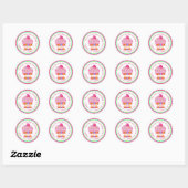 Candy Surprise Cupcake Stickers (Blatt)