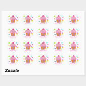 Candy Surprise Cupcake Stickers (Blatt)