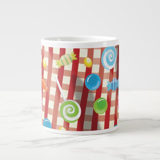 Candy & Süßigkeiten Jumbo-Tasse (Vorderseite)