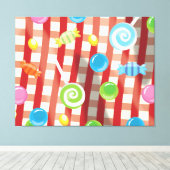 Candy & Süßigkeiten Leinwanddruck (Insitu (Holzboden))