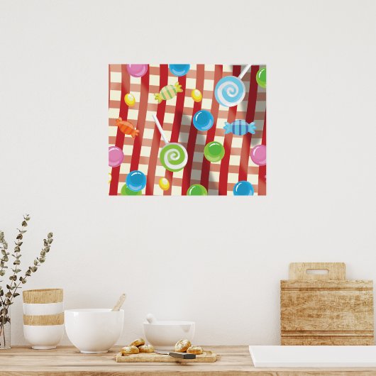 Candy & Süßigkeiten Poster (Küche)