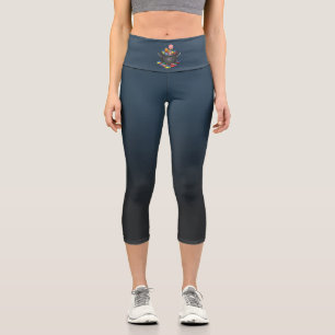 Candy Süßigkeiten Trick oder Treat Halloween-Party Capri Leggings