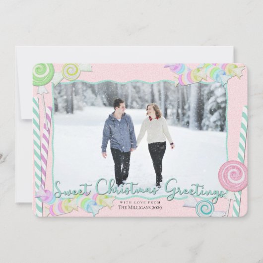 Candy Süßigkeiten Weihnachten mit Foto (Vorderseite)