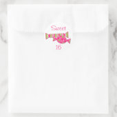 Candy Sweet 16 Geburtstagsparty Umschlag Aufkleber (Tasche)