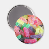 Candy Sweet Colorful Magnet (Vorderseite/Rückseite)